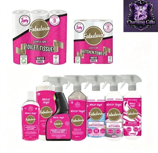 Fabulosa Ultimate Winter Angel Fragranced General Household Cleaning Scented Mega Bundle