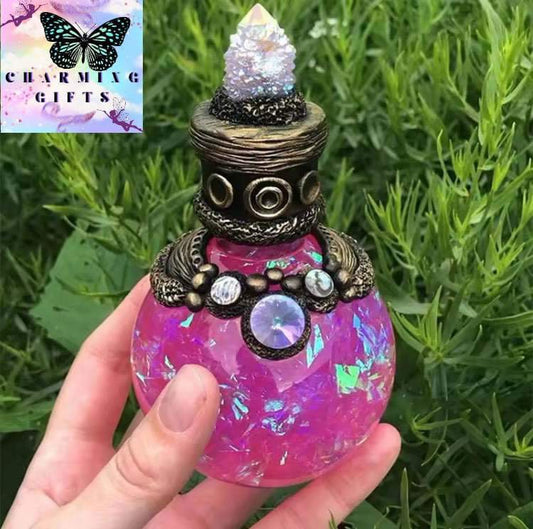 NEW 1PC Magic Moon Potion Bottle Creative Vintage Ornament Mermaid Tears Bottle Home Garden Decoration Resin Crafts