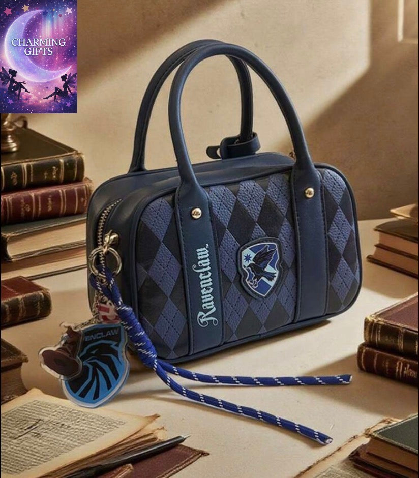 Harry Potter Women's Crossbody Tote Bag – Hogwarts Gryffindor & Slytherin House Shoulder Bag With Zipper,Hand Bag For Commute Outing Party Christmas Halloween Birthday Gift For Girls & White-Collar Workers, Halloween Bags Perfect For Fancy Party Matching