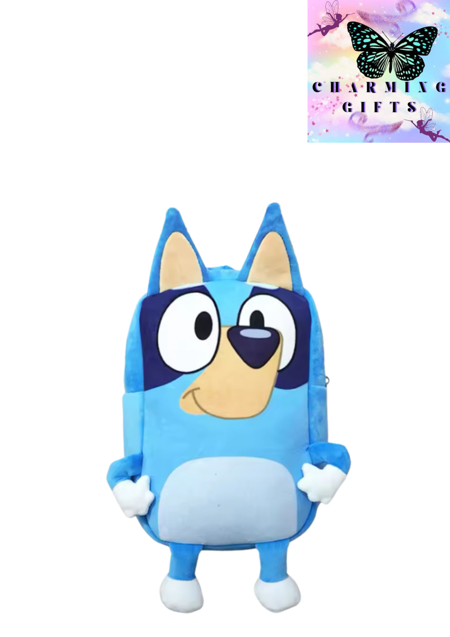 Bingo y Bluey Plush Backpack Family Cosplay Kindergarten Cartoon School Bag Bluebin Dog Backpack Kawaii Blue Backpack Child Gift