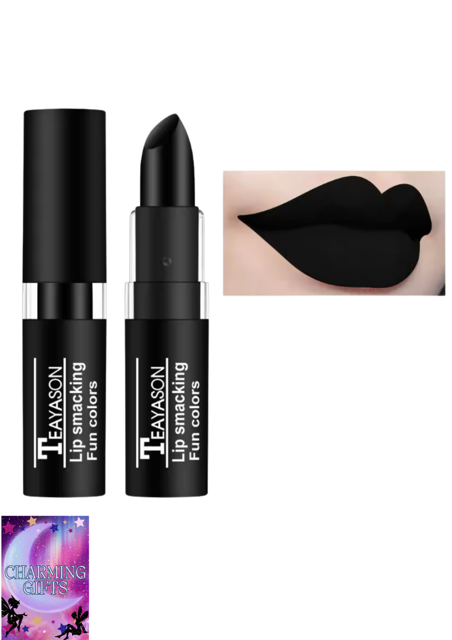 Waterproof Long Lasting Cosmetic Black Blue Purple Matte Make Up Lip Gloss Makeup Red Lipstick