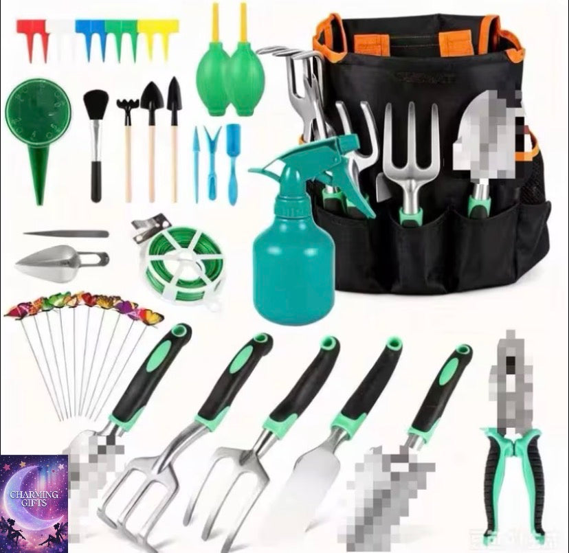 23pcs Gardening Tool Set with Storage Bag – Complete Garden Tools Kit for Men & Women, Perfect Gift for Gardeners