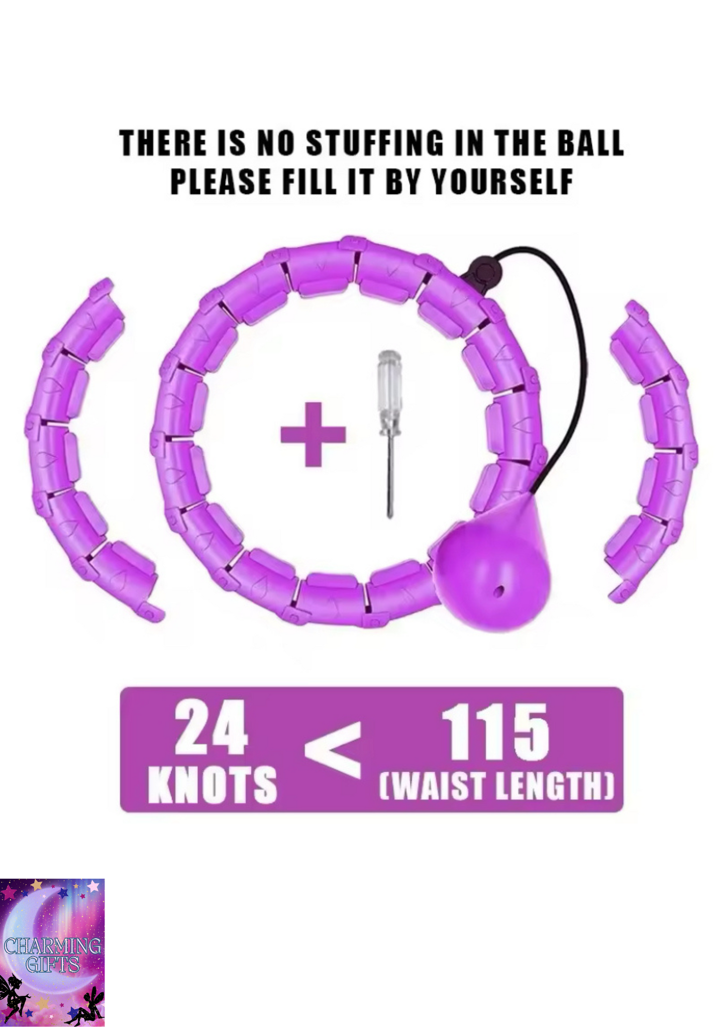 Fitness Hoop Weights to Exercise At Home Sports Entertainment Sport Equipment for Slimming Gym Ring Portable Body