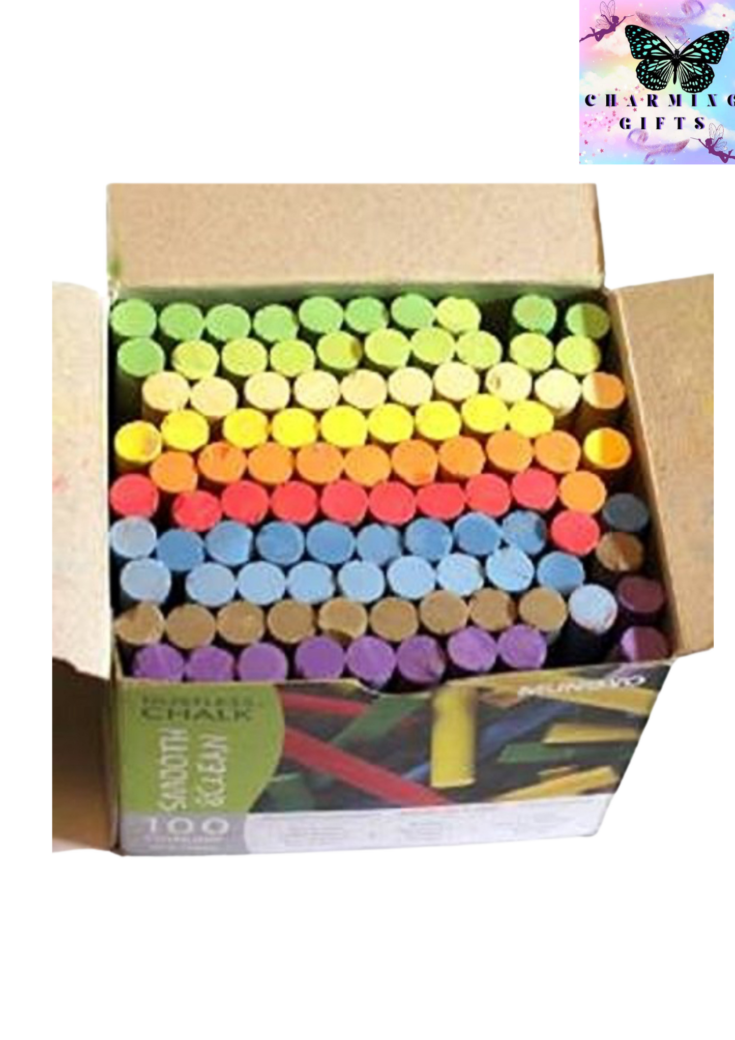 Deluxe Coloured Chalk x 100