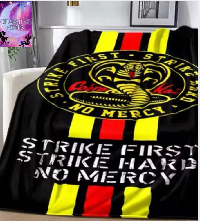 TV Karate Cobra Kai Amanda Soft Plush Blanket,Flannel Blanket Throw Blanket for Living Room Bedroom Bed Sofa Picnic Cover Kids 100x150cm