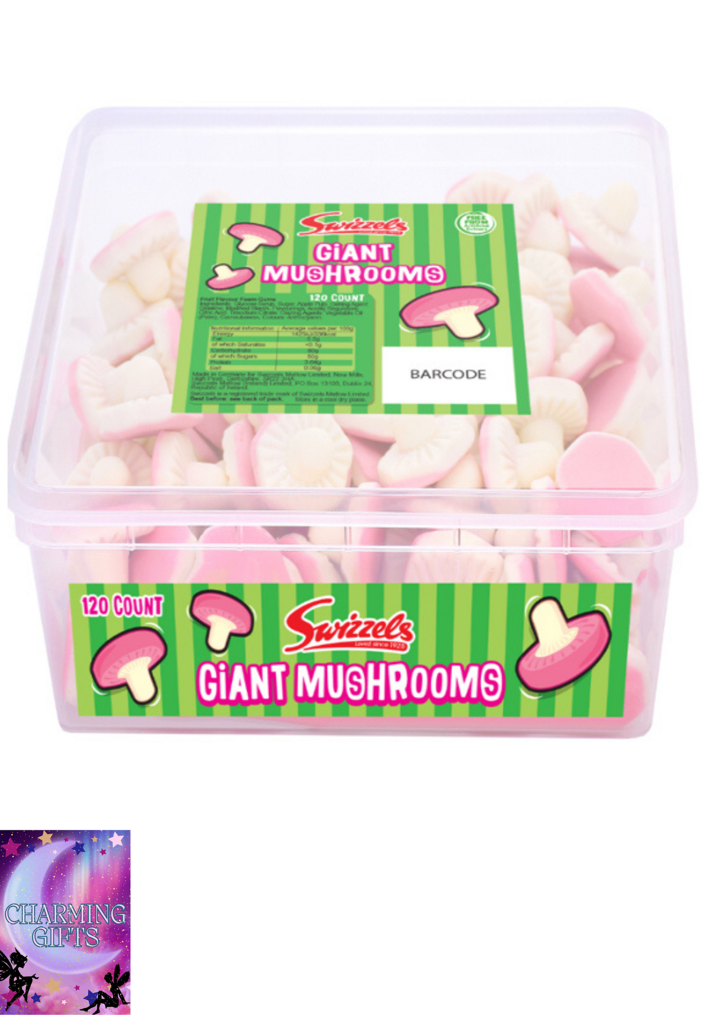 Swizzels Giant Mushrooms Tub 576g