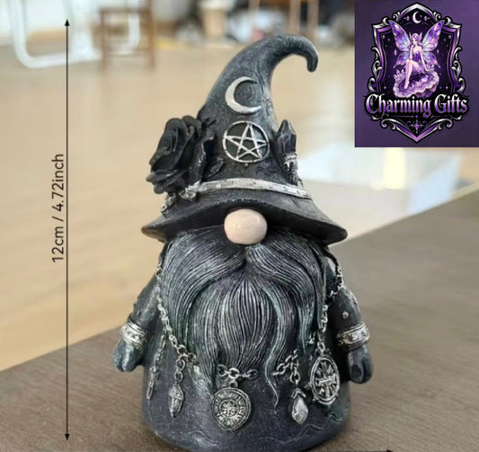 Collectible Figurines ，Gothic Decorative Gnome Figurine, Dwarf Ornament, Resin Craft, Holiday Small Gift