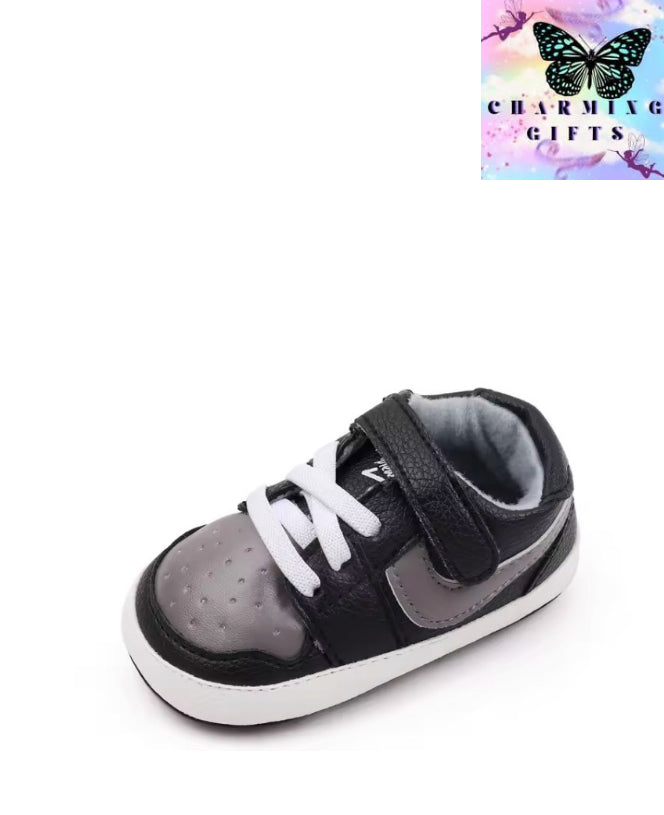 Baby Sneaker High Quality Spring and Autumn Sport Shoes TPR Sole Anti-slip PU Water Proof 2024 New Fashion Boys Sneaker