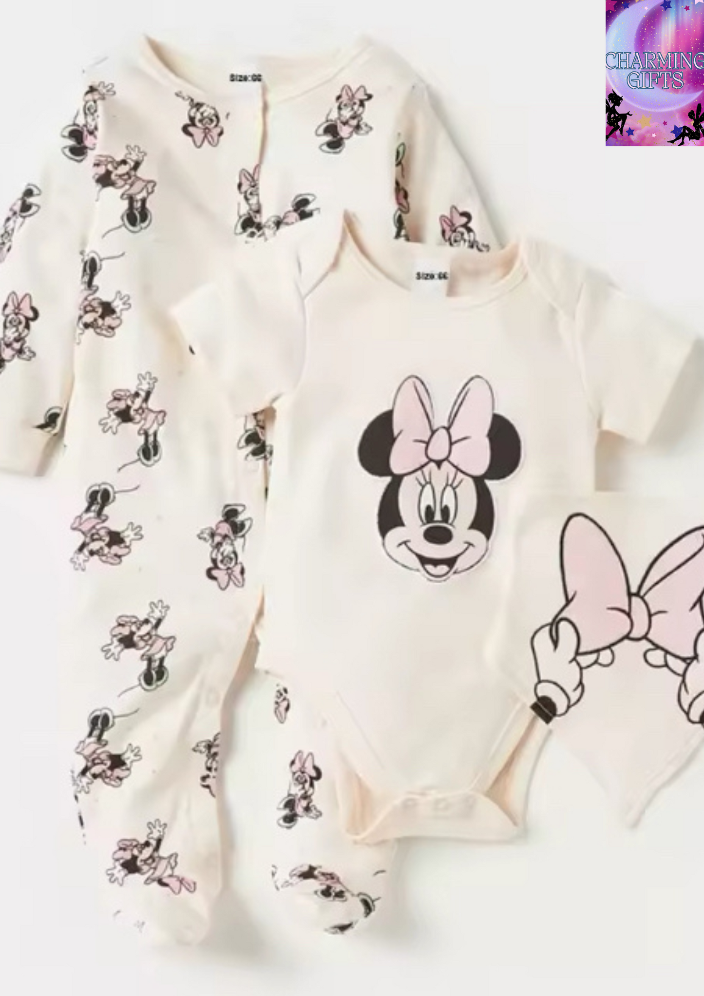 3Pcs/set Spring Summer Baby Girl Jumpsuits Cute Hello Kitty Sanrio Mymelody Cinnamoroll Print Rompers + bib Newborn Boy Clothes