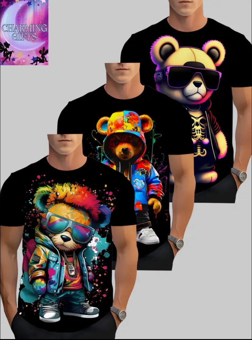 Unisex Novelty T-Shirts | Pack of 3 | Casual And Breathable