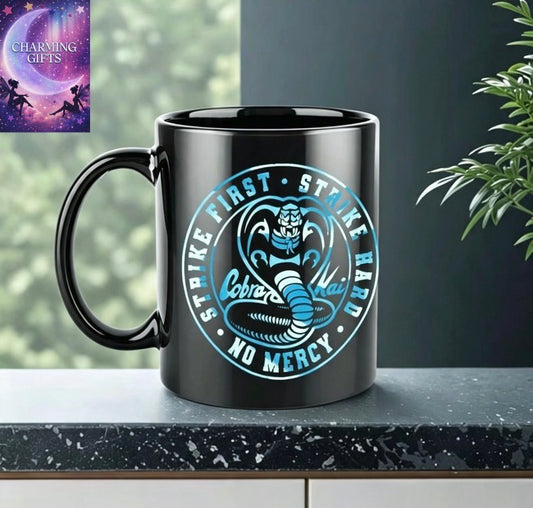1pc, Cobra, Kai Funny Mug for Restaurant And Business, 11 Oz Ceramic Water Cup, Gift Coffee Cup, Ideal Birthday And Holiday Gift, Very Suitable for Office/Family Life/Party Gift/Wedding Gift/Christmas Gift