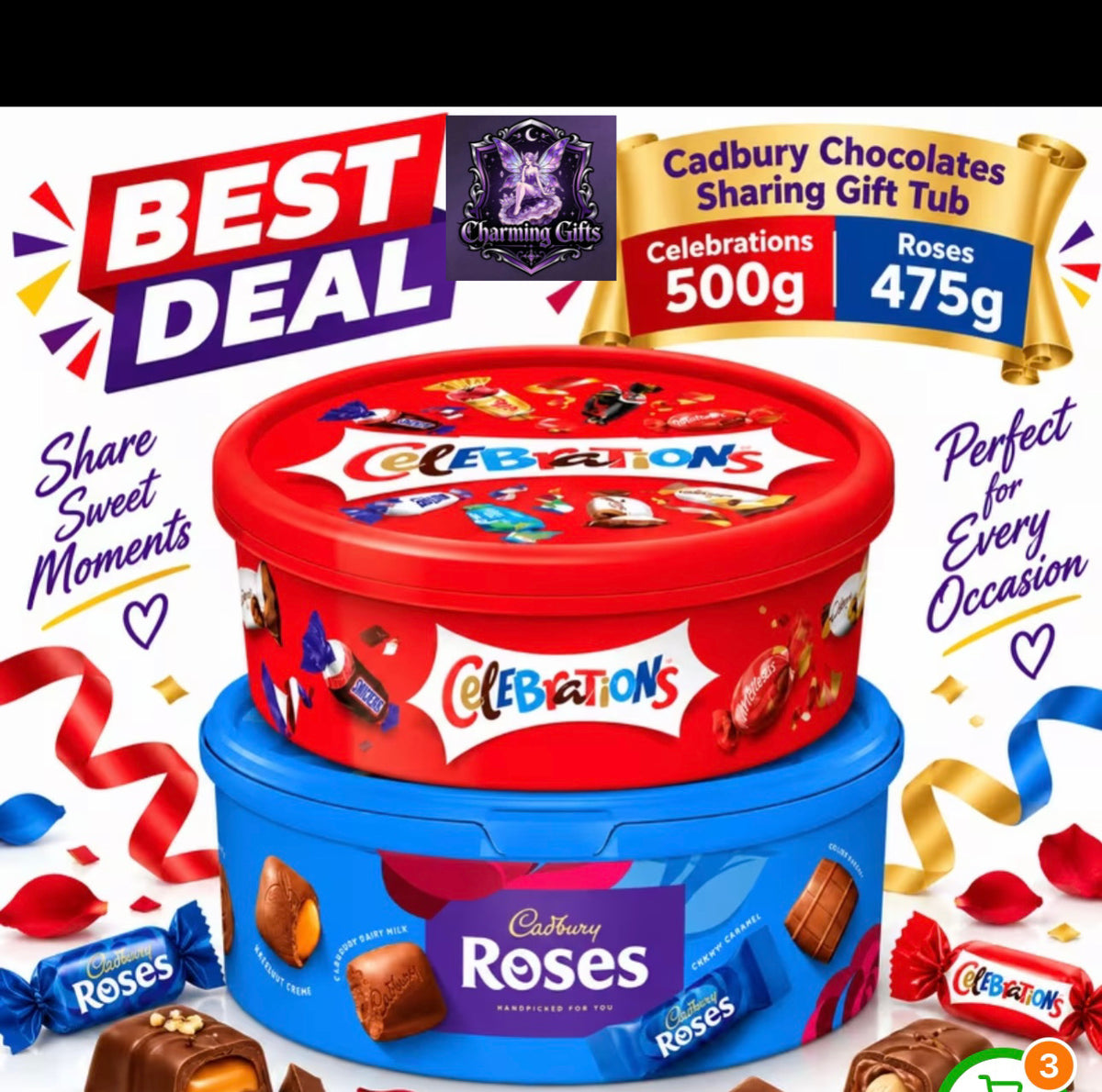 Celebrations and rose boxes 1 of each