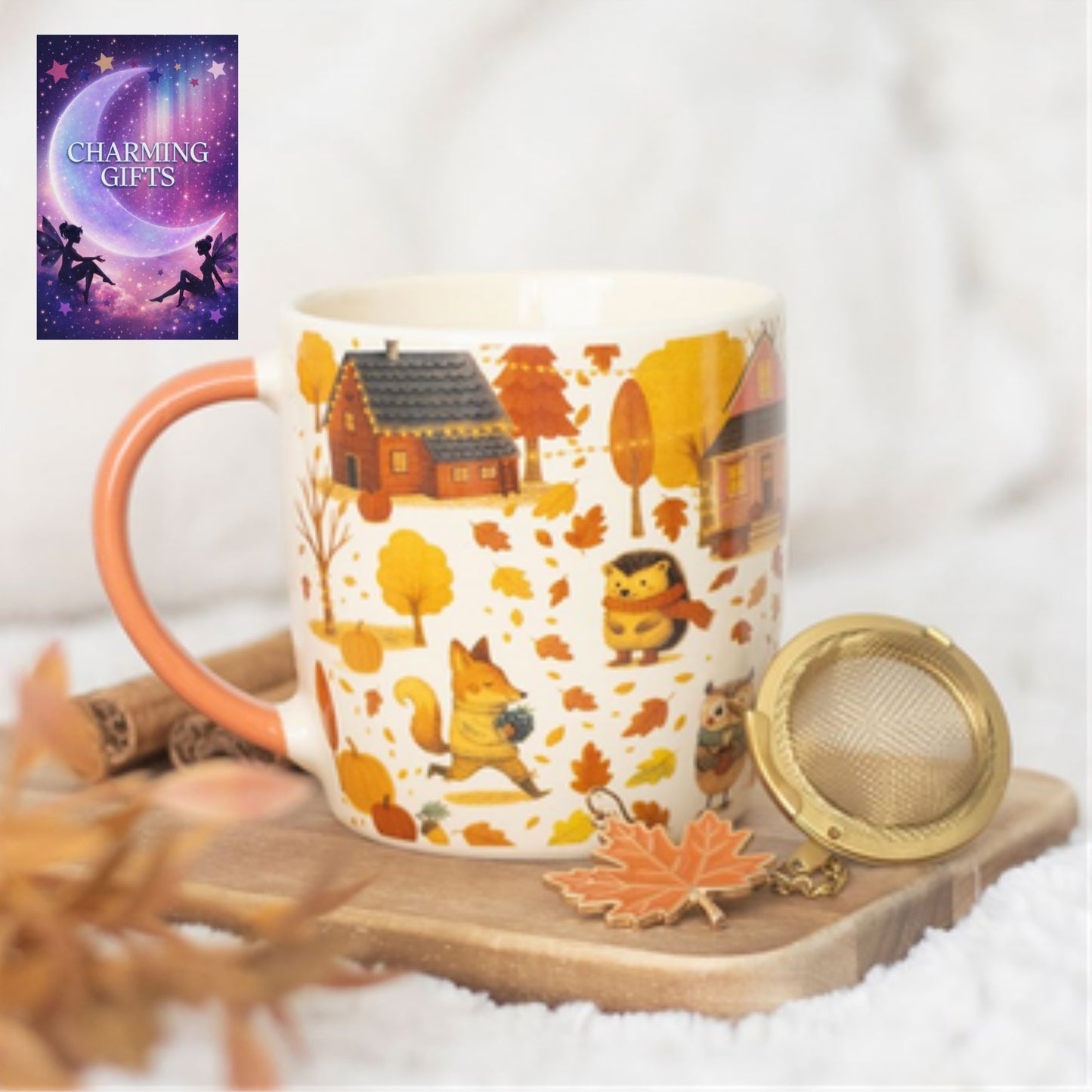 Creature Comforts Mug and Tea Strainer Set