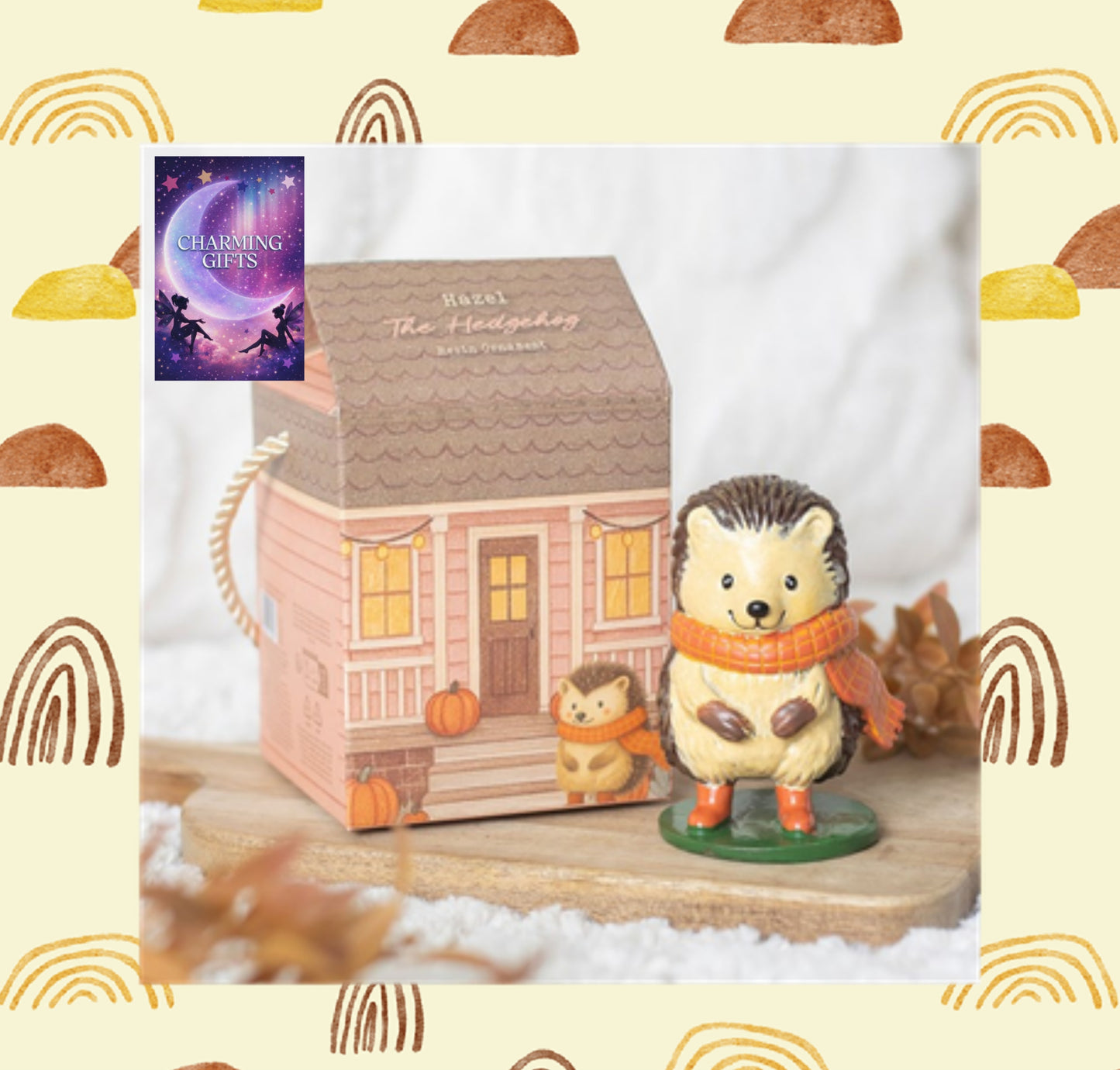 Hazel Hedgehog Ornament