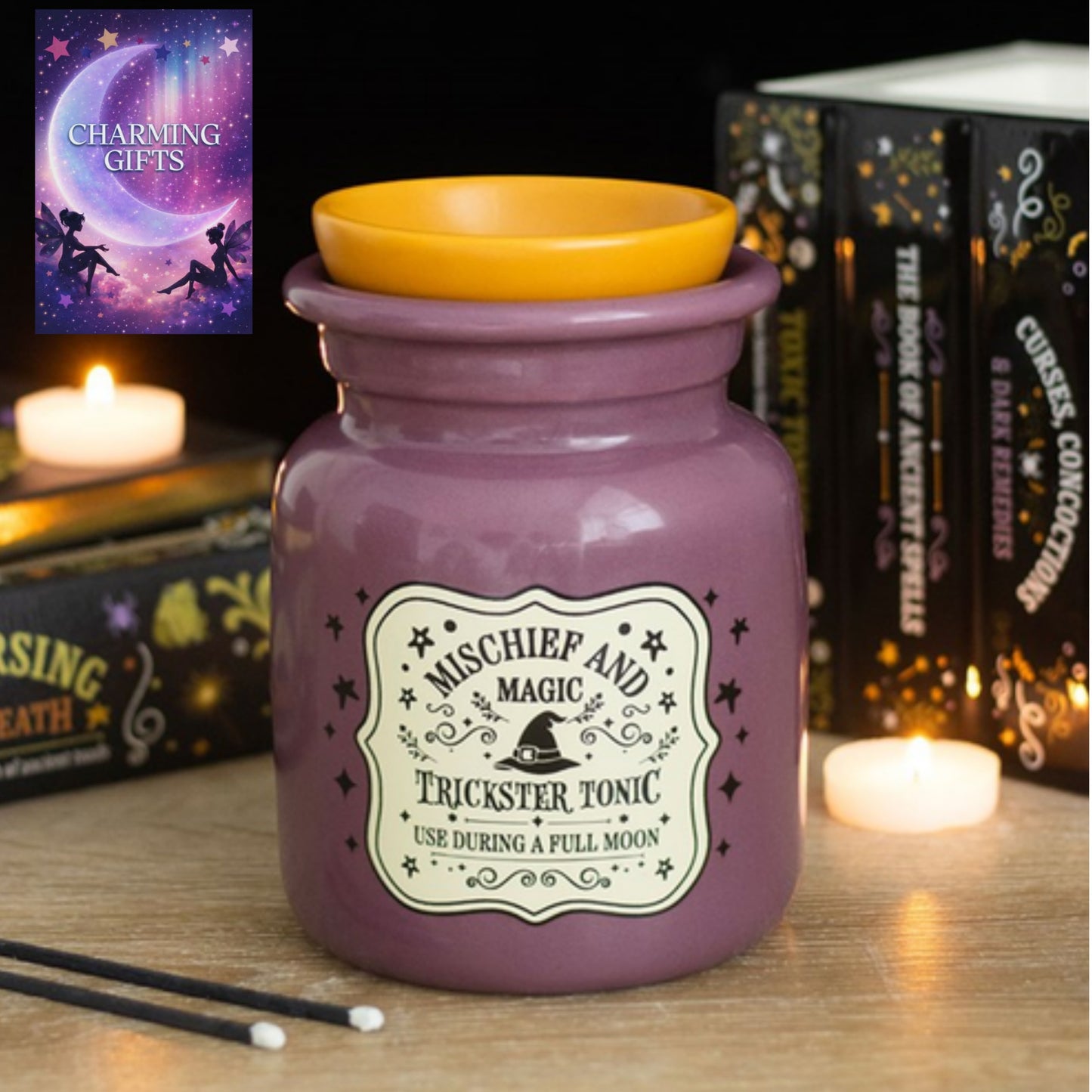Mischief and Magic Potion Bottle Oil Burner and Wax Warmer