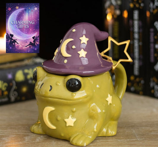 Magic Toad Shaped Mug with Spoon