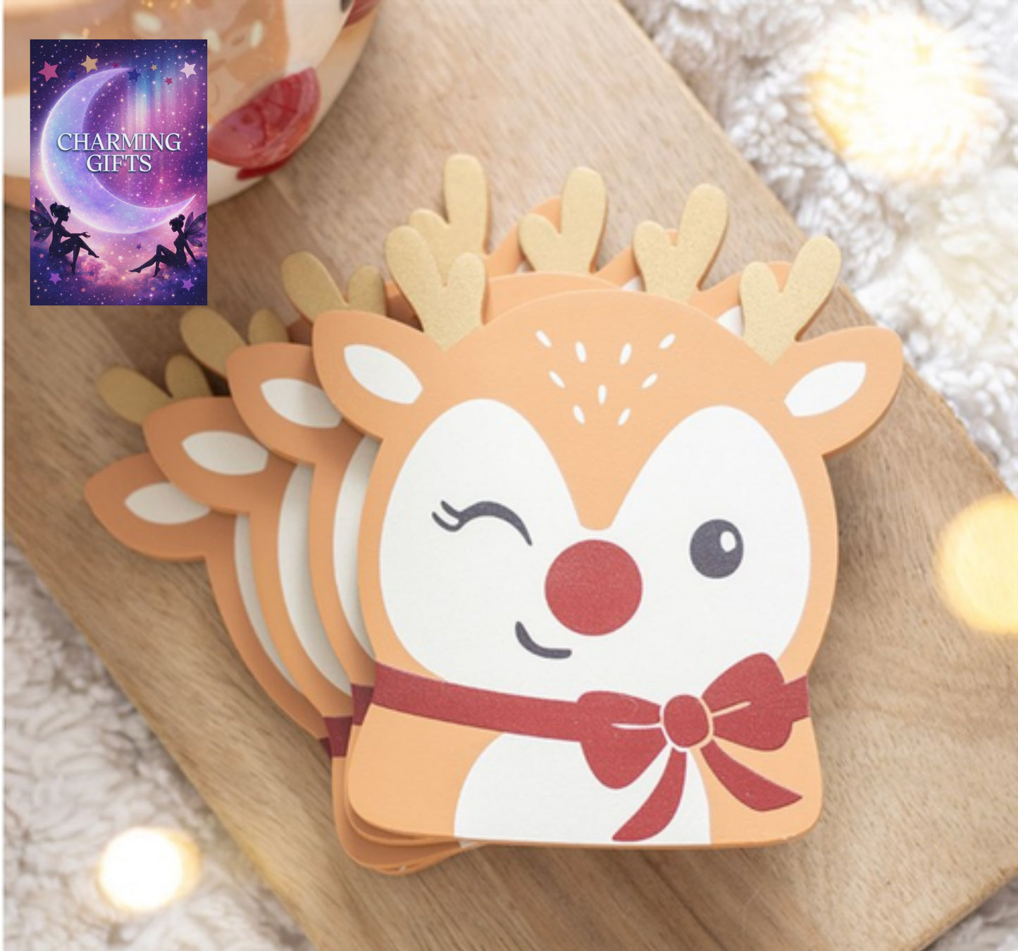 Ruby the Reindeer Coaster Set