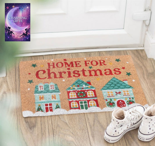 Natural Christmas Street Doormat