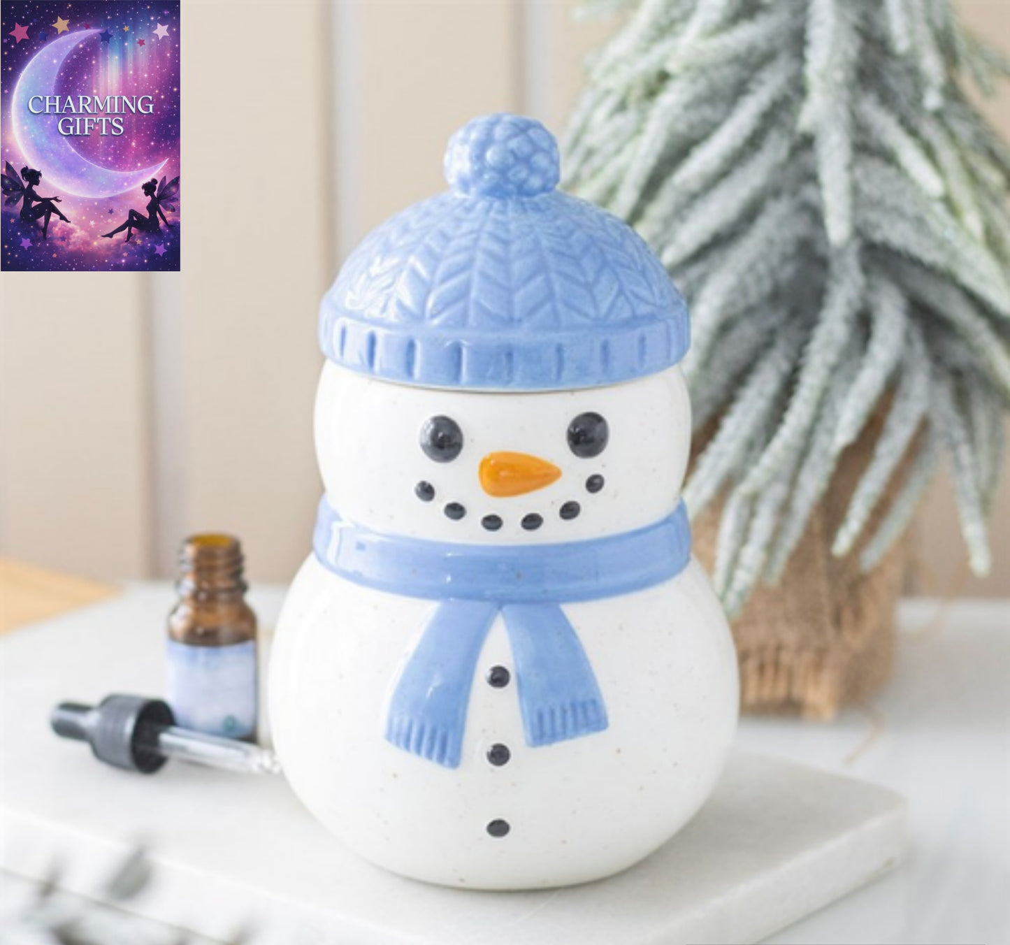 Winter Snowman Oil Burner