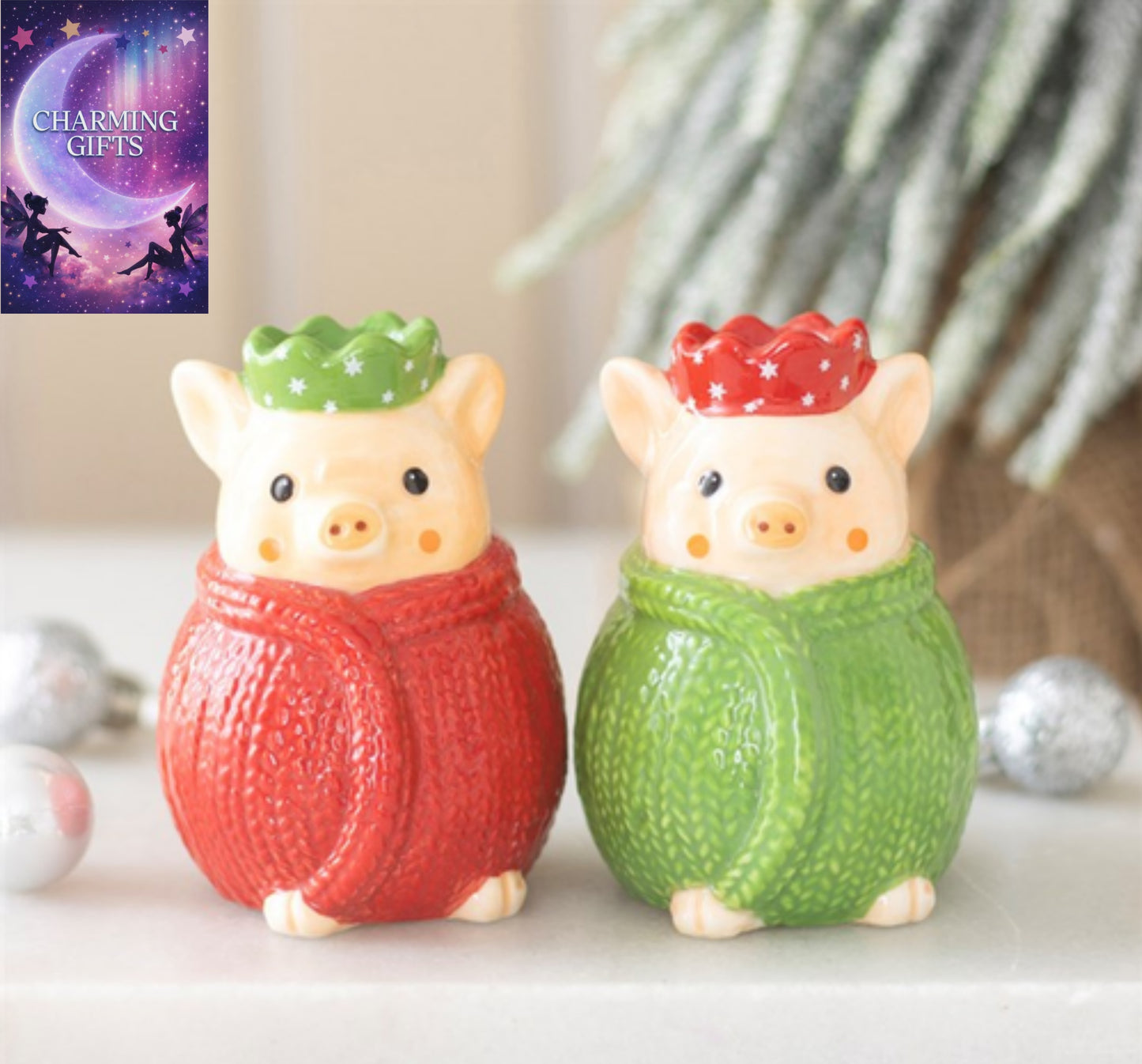 Pigs in Blankets Salt and Pepper Shakers