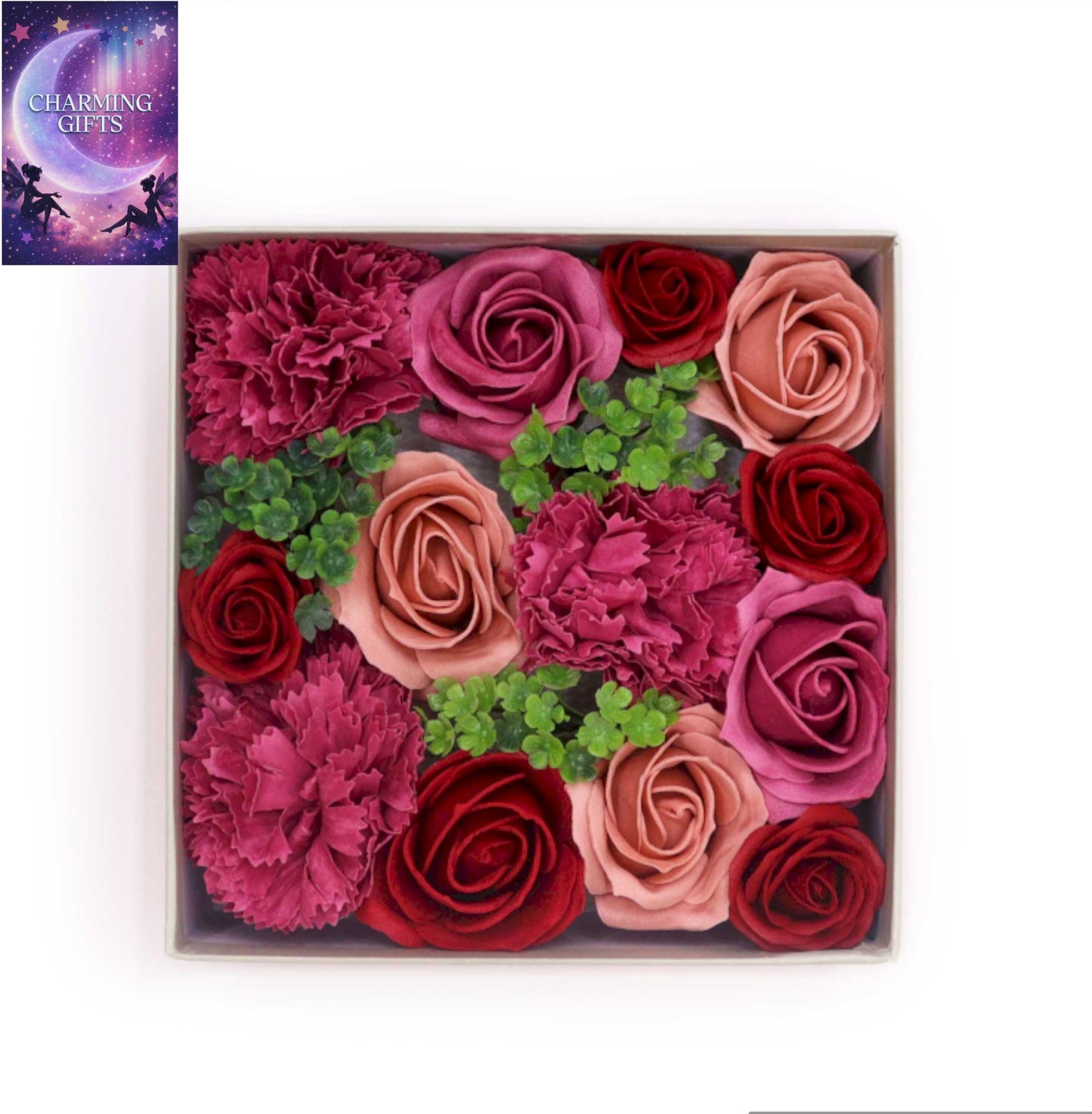 Square Box - Vintage Roses