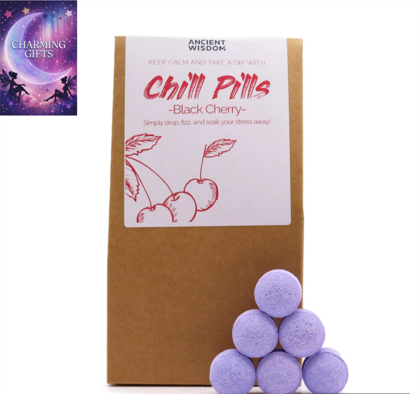 Chill Pills Gift Pack 350g - Black Cherry