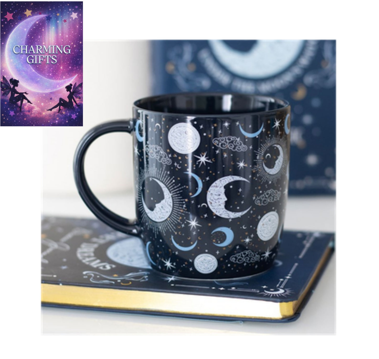 Blue Moon Print Mug