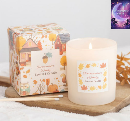 Cinnamon Woods Scented Candle