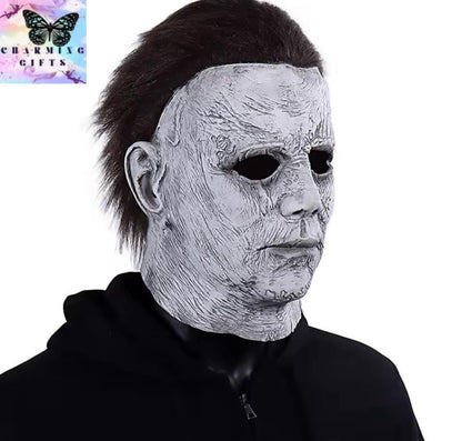 Michael Myers Mask Cosplay Horror Bloody Latex Masks Helmet Carnival Masquerade Party Costume Props