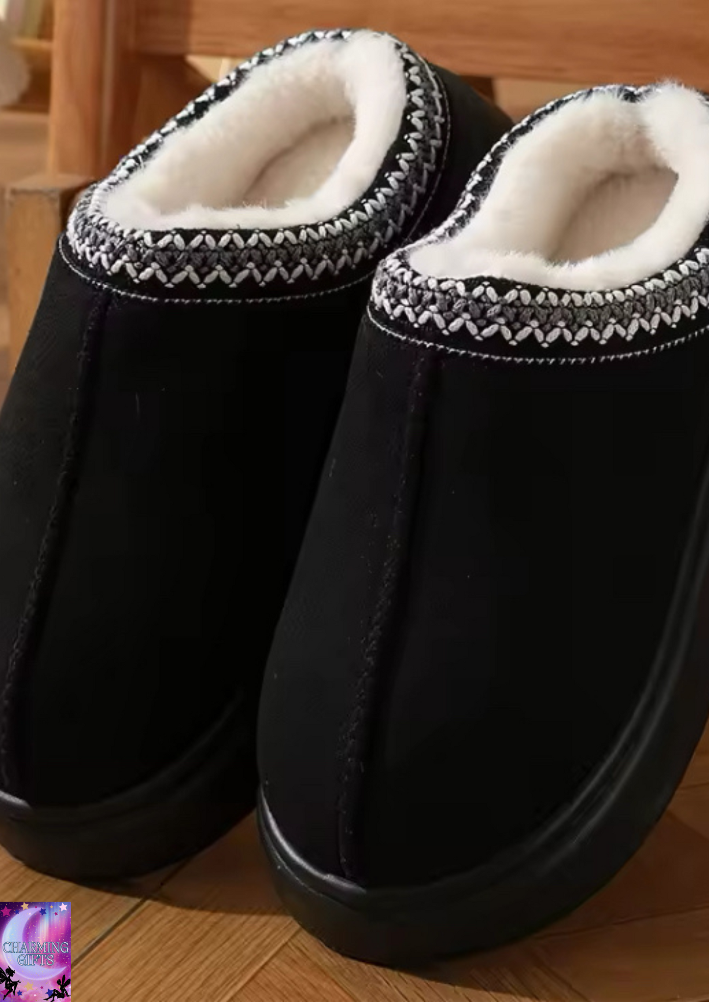 New Fashion Fluffy Platform Slippers for Women 2024 Winter Plush Warm Cotton Shoes Woman Comfort Non Slip Unisex Home Slippers