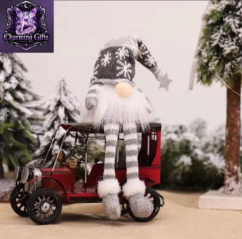 🎄 LED Light-Up Faceless Elf Gnome — Christmas Home Decor