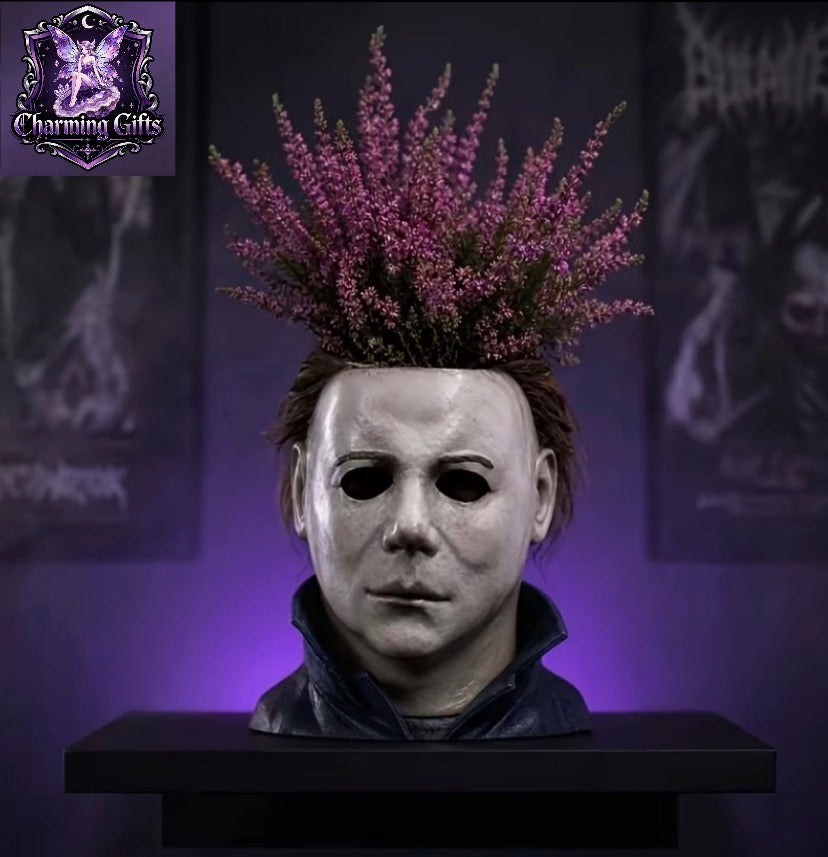 🔪Michael Myers Resin Planter — Horror Icon Spooky Decor🔪