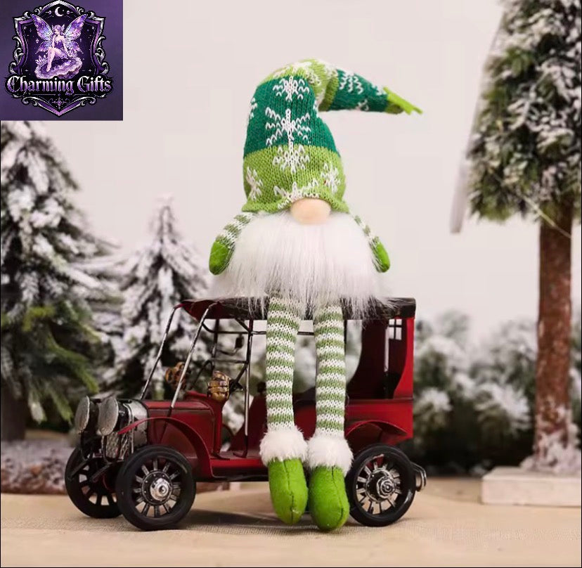 🎄 LED Light-Up Faceless Elf Gnome — Christmas Home Decor
