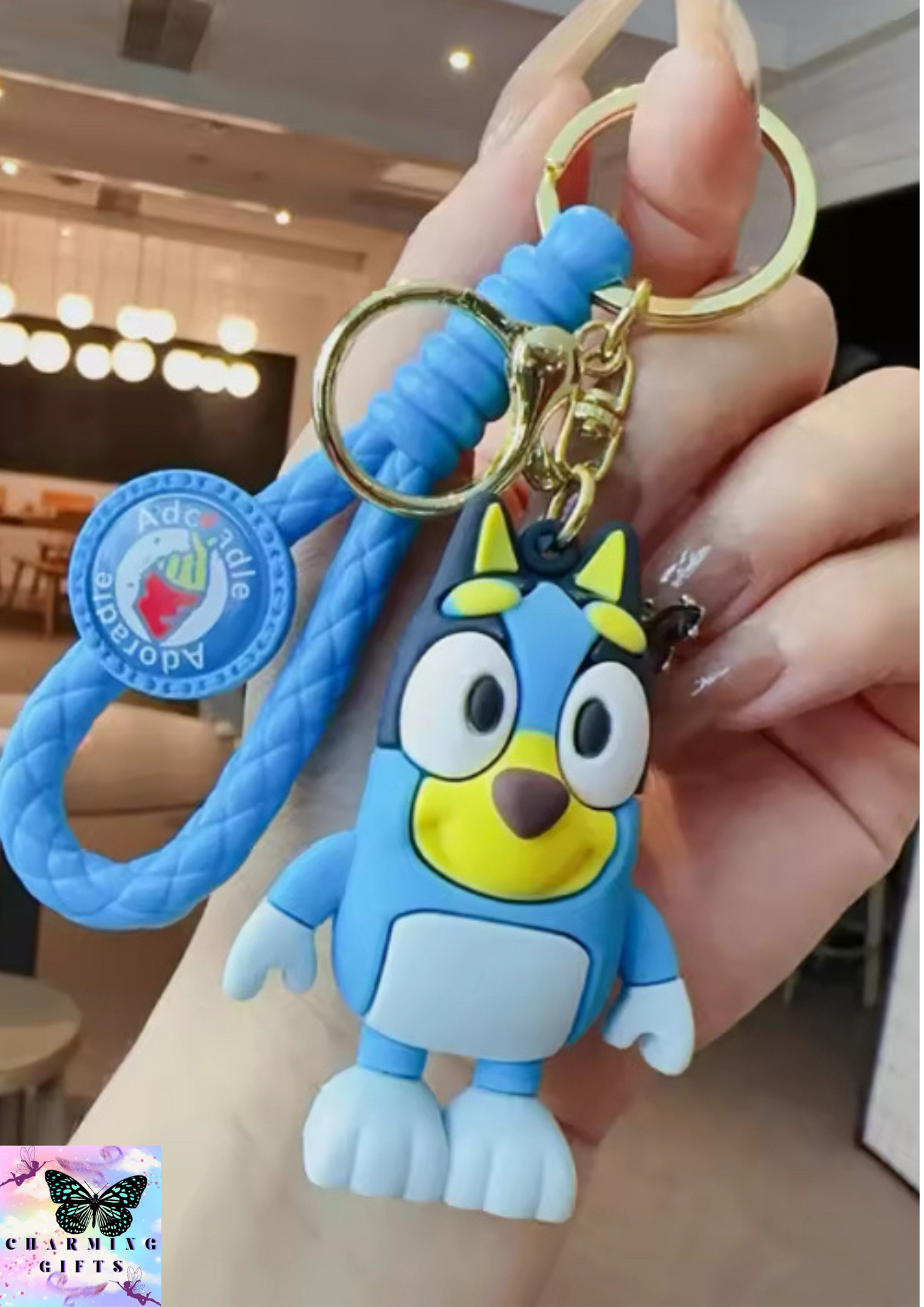 The New Bluey Family Doll Key Chain Car Bag Key Pendant Accessories Store