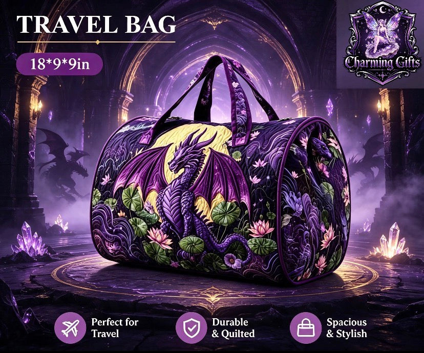 Bohemian Travel Handbag/Quilted Handbag/Perfect for Vacation/Travel Bag/Tote Bag/Multifunctional Family Bag