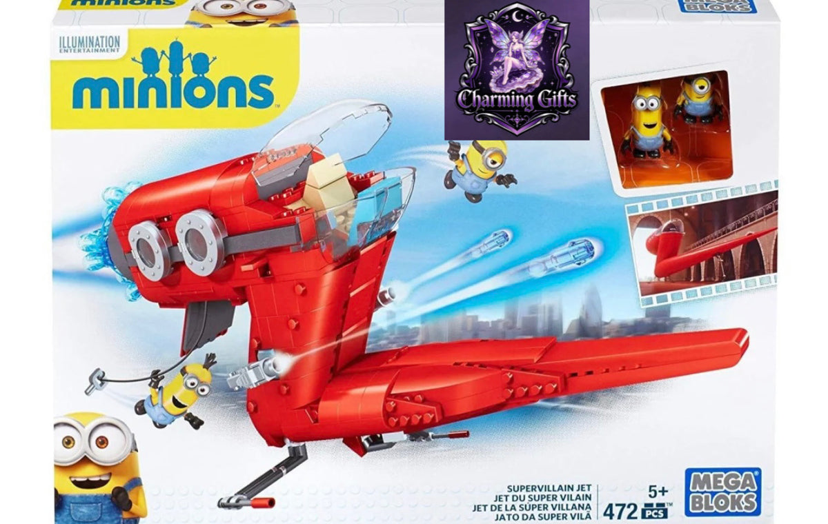 🟡✈️ MINIONS MEGA BLOKS — SUPERVILLAIN JET! ✈️🟡
