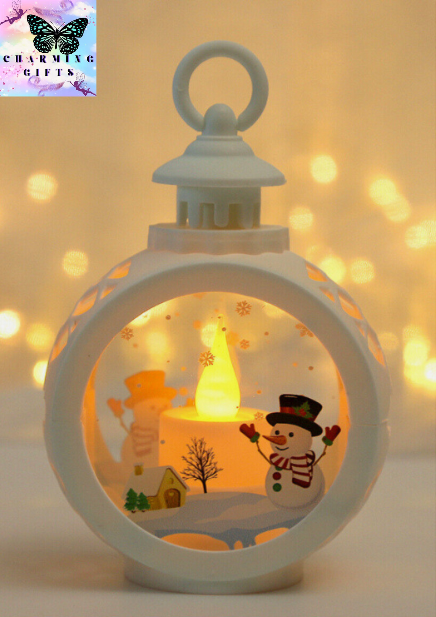 Christmas LED lights decoration Festival round lantern Christmas gift