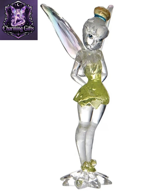 Official  Disney Licensed  Tinker bell Facet Crystal  Figurine