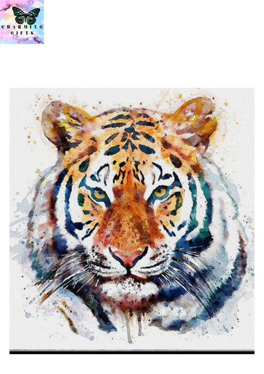 Full Drill 5D Diamond Painting Kits Embroidery Cross Stitch Art Decor Tiger