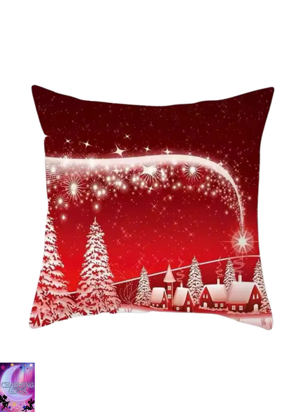 45cm Christmas Cushion Cover Pillowcase 2024 Christmas Decorations for Home Ornament Xmas New Year Christmas Decor 2023 Noel