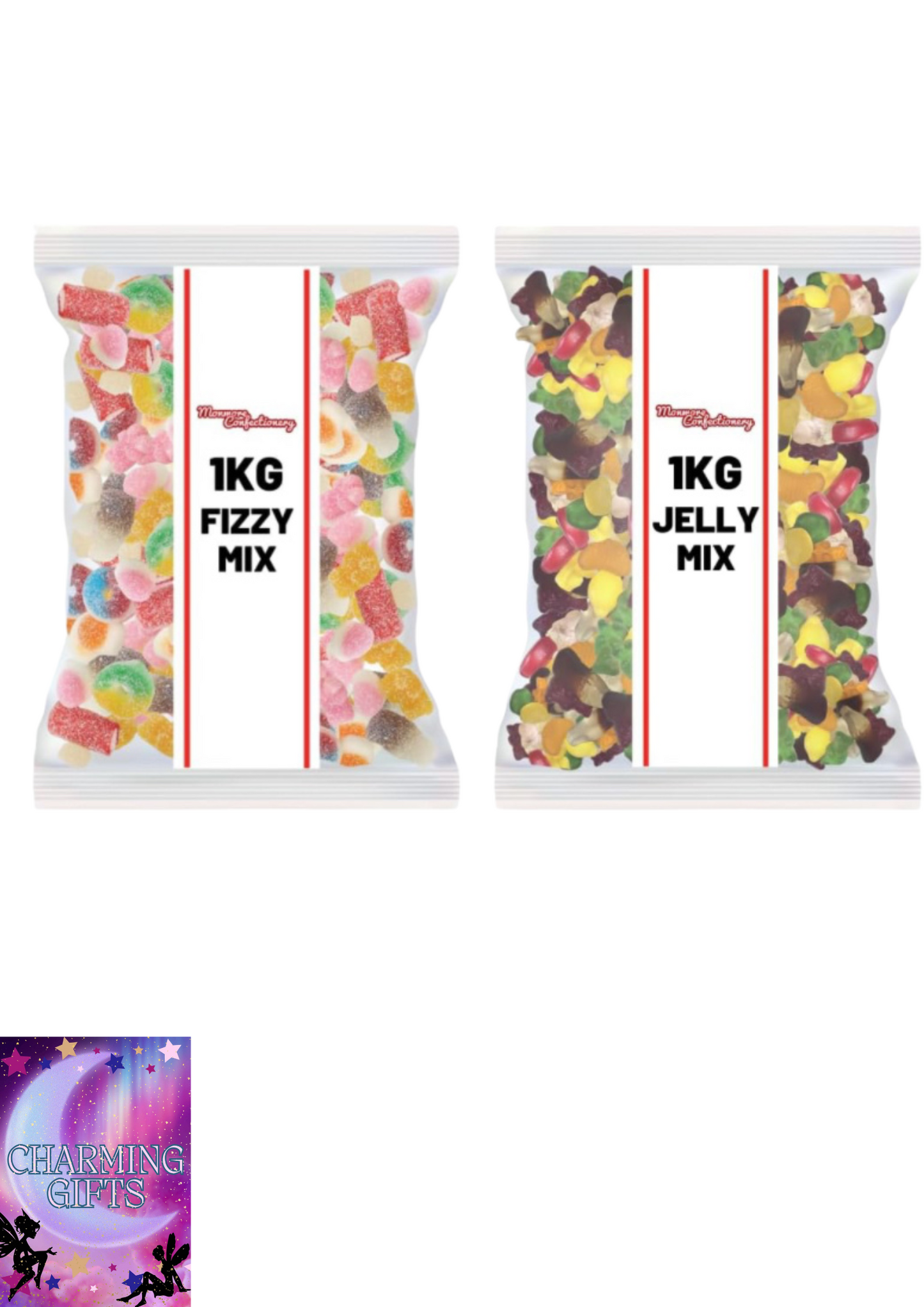 2x 1kg Pick N Mix Sweets Fizzy & Jelly