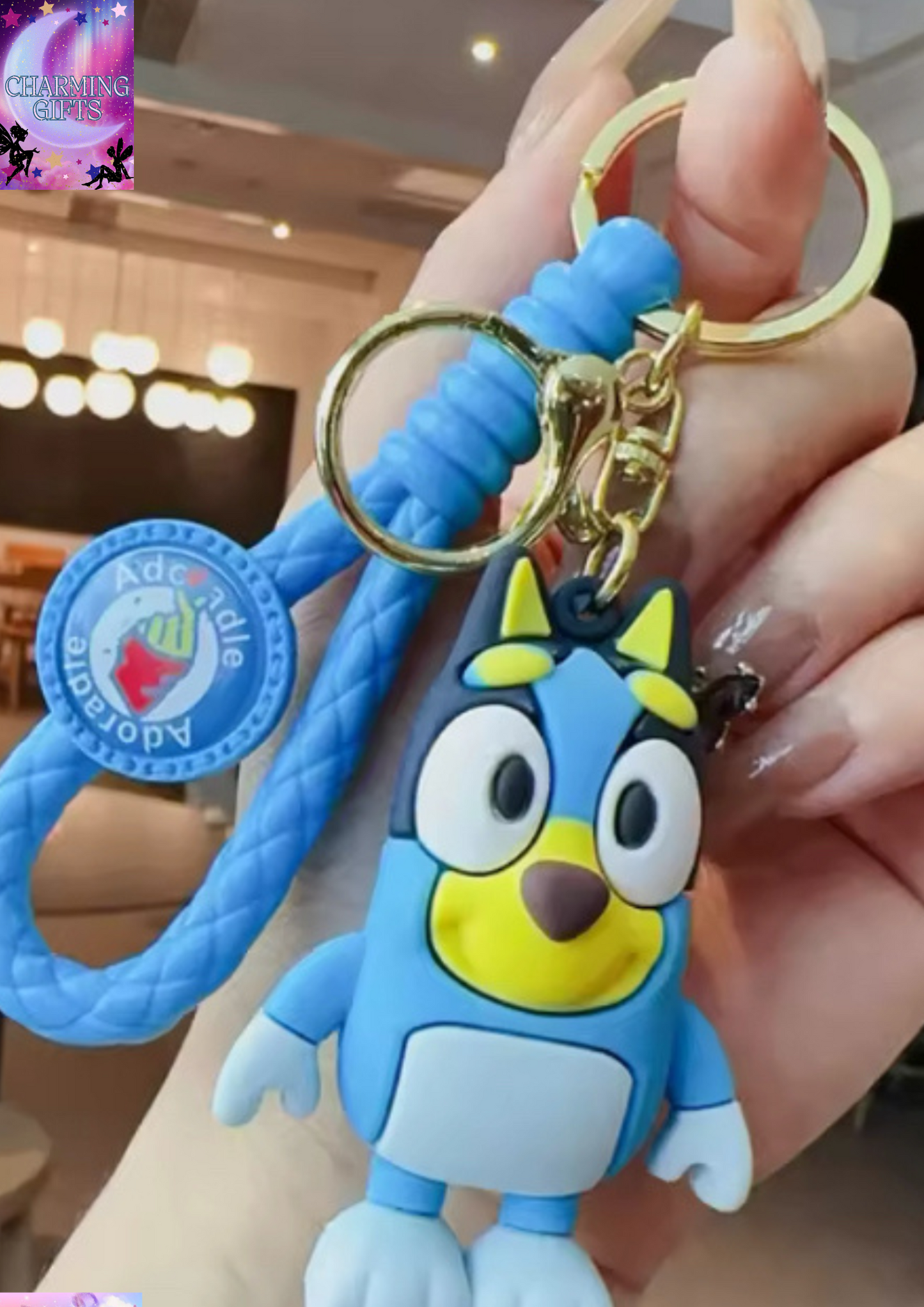 The New Bluey Family Doll Key Chain Car Bag Key Pendant Accessories Store