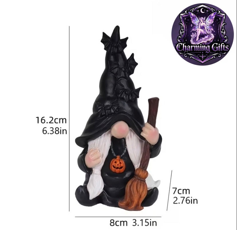 🎃 Halloween Witch Gnome — Spooky Sweet Festive Companion 🧹✨