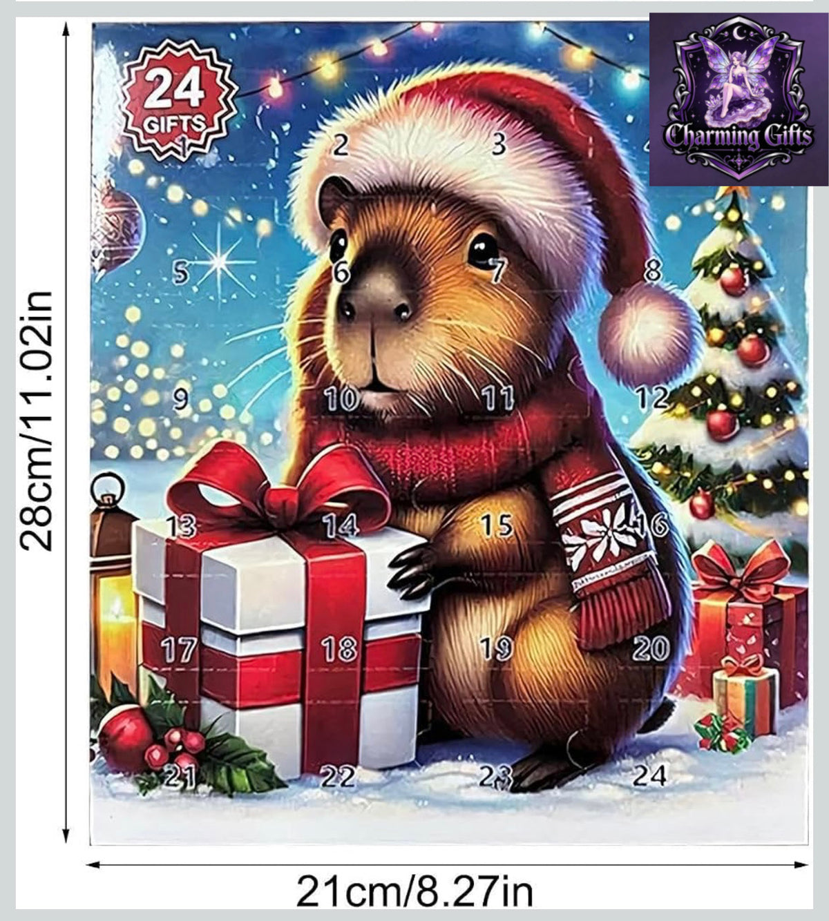🦫🎄 CAPYBARA CHRISTMAS ADVENT CALENDAR — 24 DAYS OF JOY! 🎄🦫