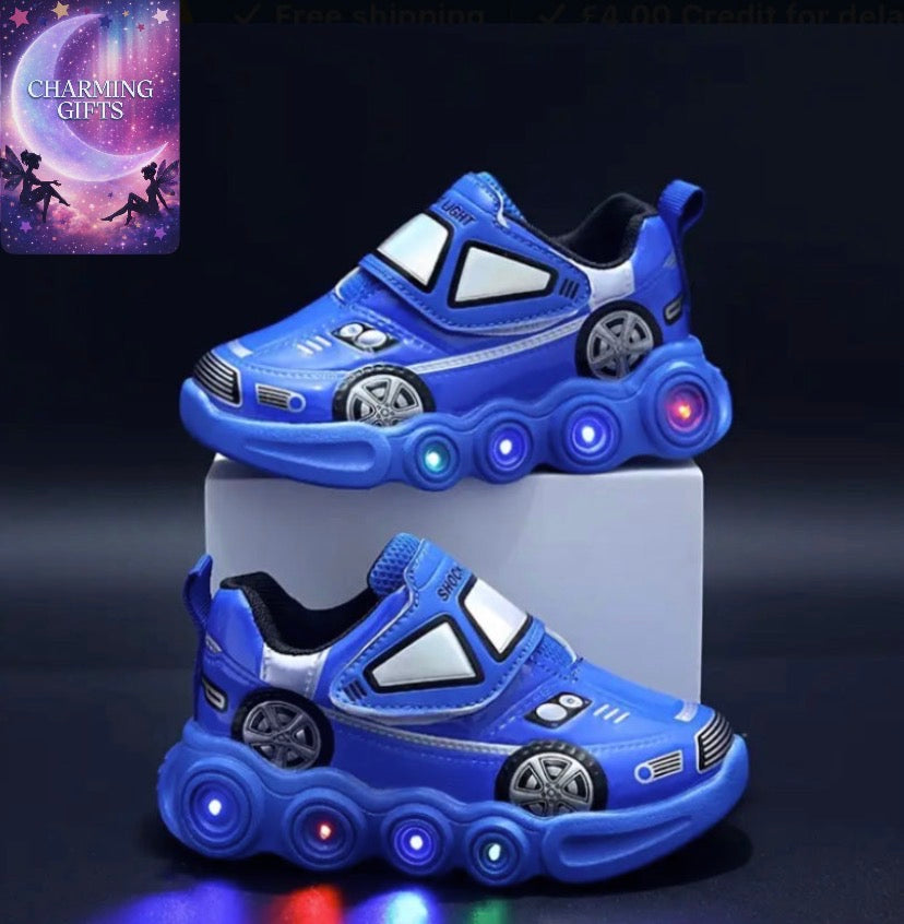 ' Fashion Light-Up Shoes, Outdoor Sports Sneakers for and, Unisex Casual College Style Light-Up Shoes