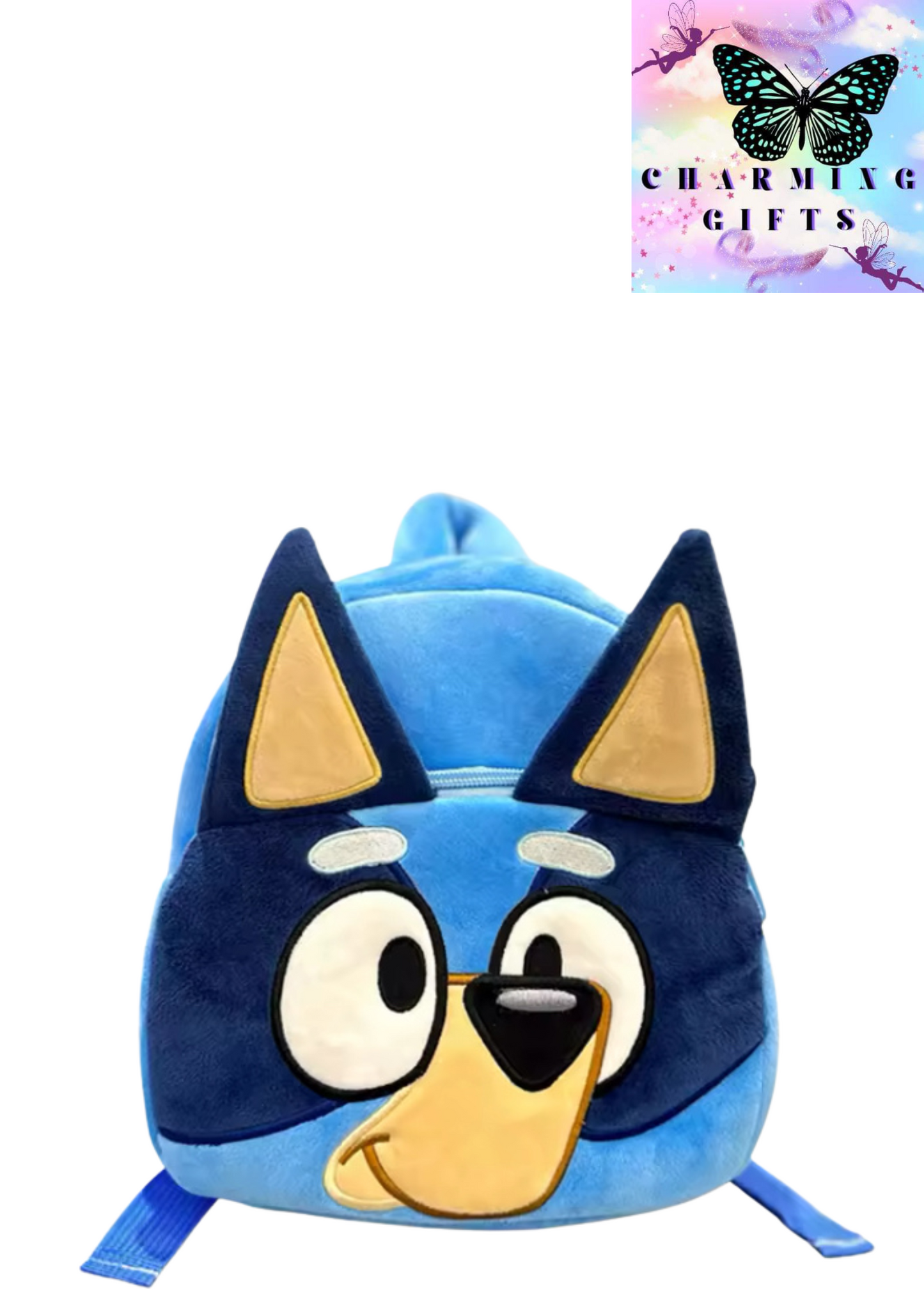 Bingo y Bluey Plush Backpack Family Cosplay Kindergarten Cartoon School Bag Bluebin Dog Backpack Kawaii Blue Backpack Child Gift