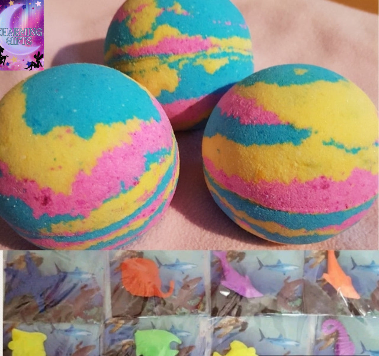 Sea creature bath bomb