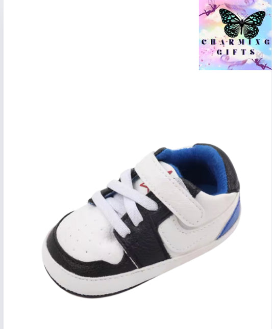 Baby Sneaker High Quality Spring and Autumn Sport Shoes TPR Sole Anti-slip PU Water Proof 2024 New Fashion Boys Sneaker