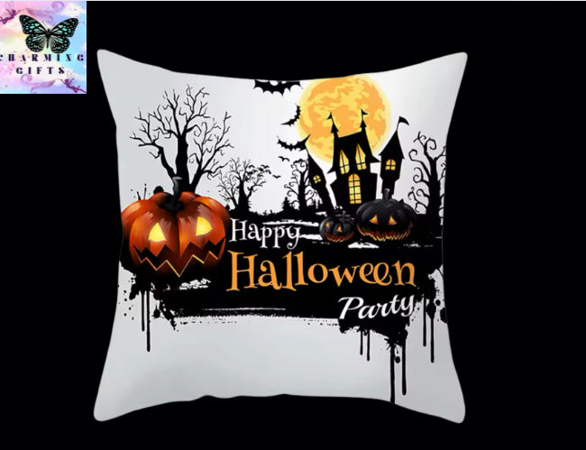 Halloween Decoration For Home Cartoon Pumpkin Bat Ghost Pillowcase Horror Halloween Party Supplies Accessories Haloween Ornament