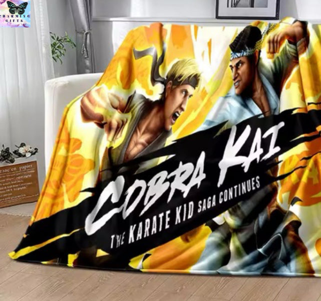 TV Karate Cobra Kai Amanda Soft Plush Blanket,Flannel Blanket Throw Blanket for Living Room Bedroom Bed Sofa Picnic Cover Kids 100x150cm